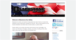 Desktop Screenshot of blackstonegunsafety.com